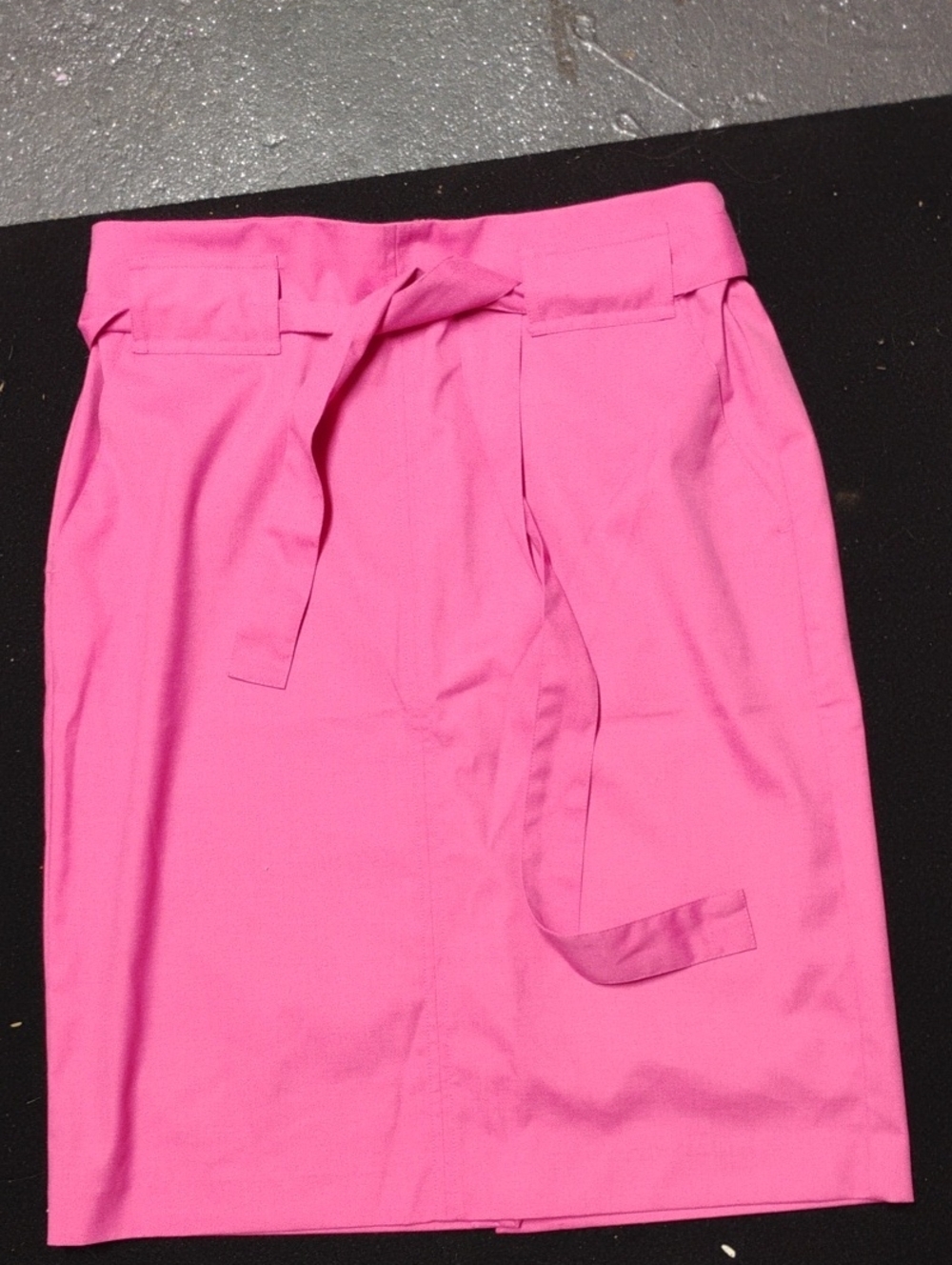 Banana Republic Hot Pink Belted Pencil Skirt